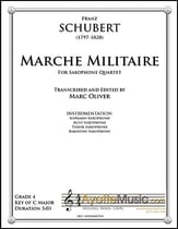 Marche Militaire, Op. 51, No. 1 P.O.D. cover